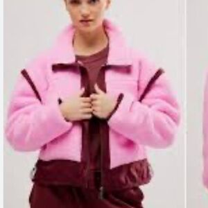 Free People Courtside Fleece Jacket